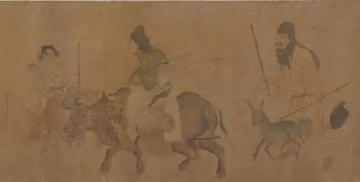明/清　佚名　趙孟頫(僞款)　西成歸樂圖　卷|Happy Return from the West
