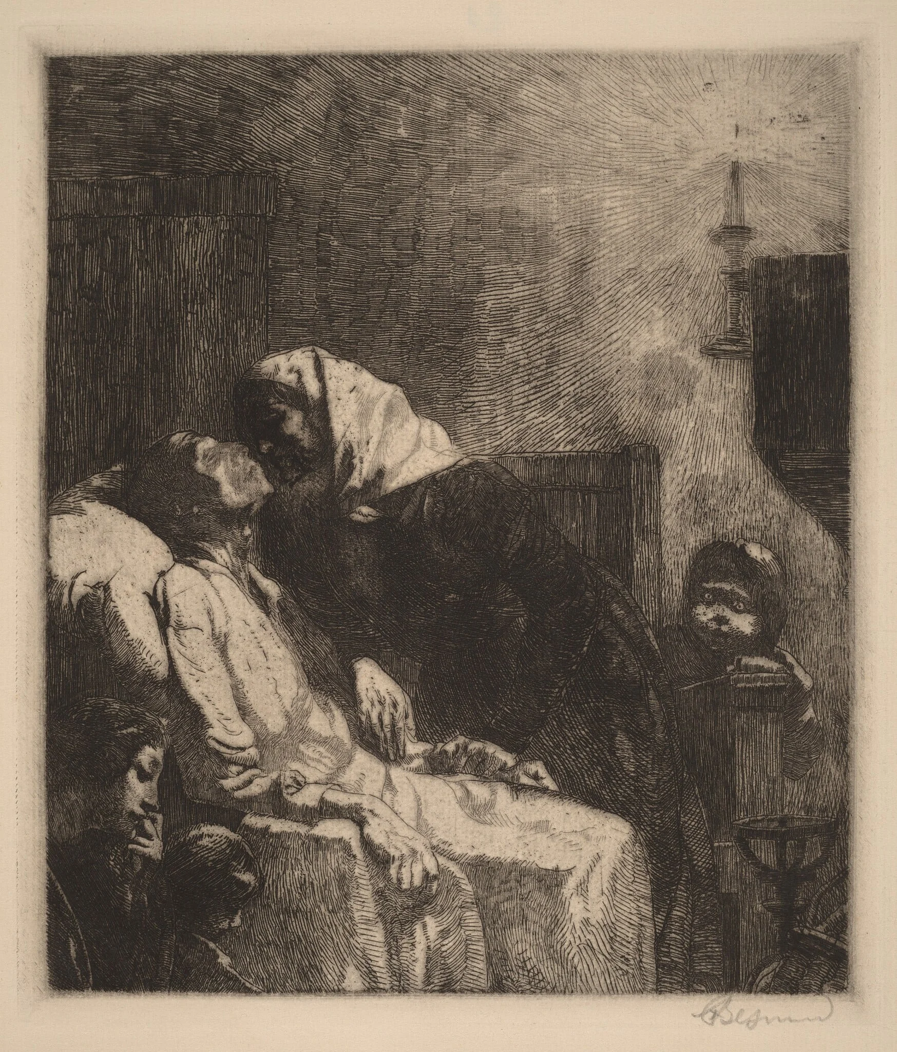 The End (La Fin de Tout), by Paul-Albert Besnard, ink, 1883
