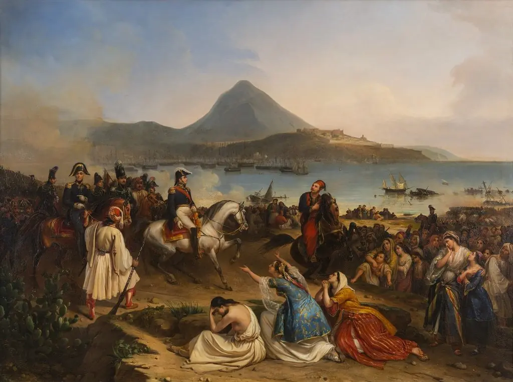 Meeting between General Maison and Ibrahim Pasha in Navarino, September 1828