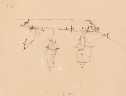 A Sailing Ship [verso]