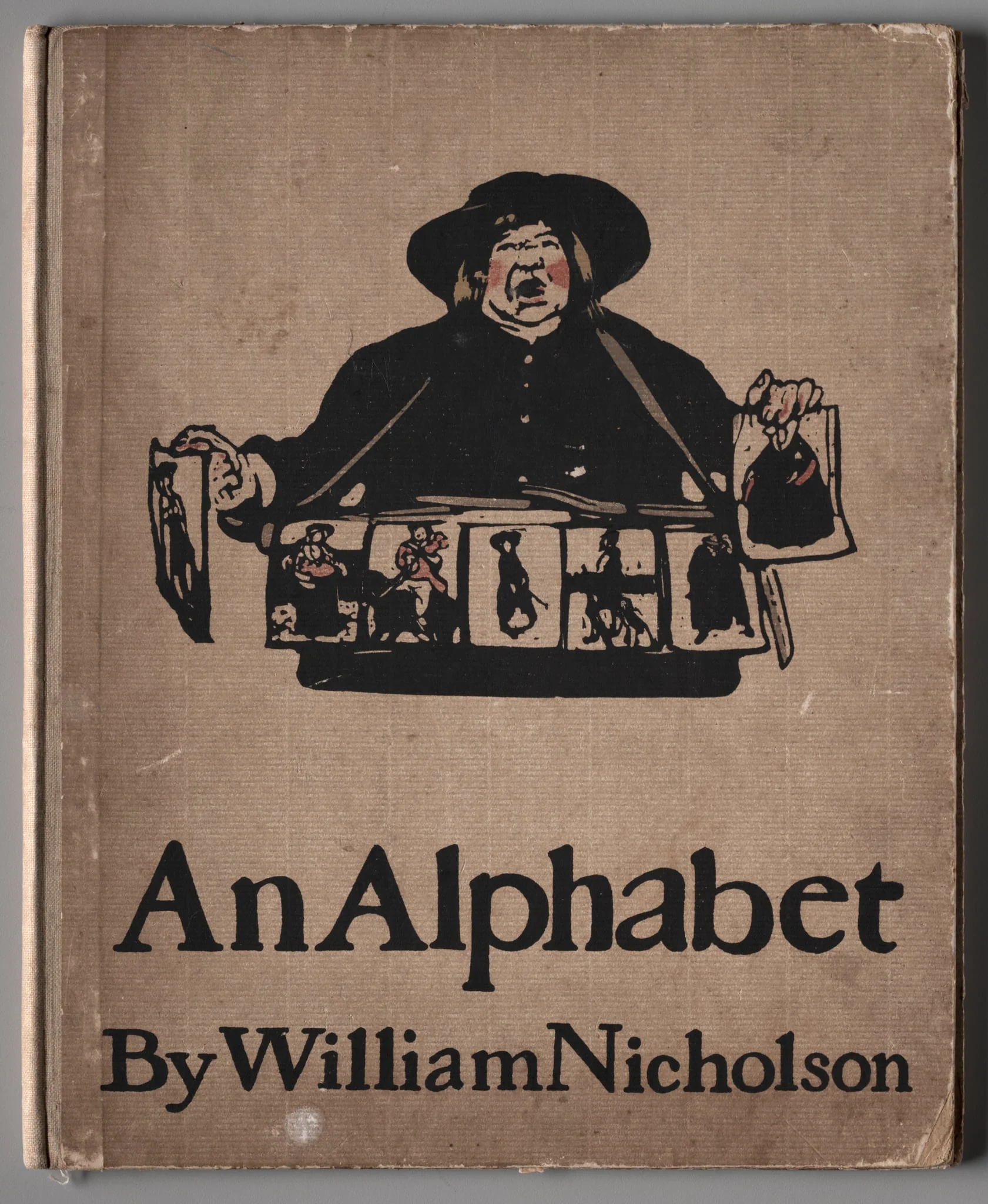 "An Alphabet:" Cover, by William Nicholson, 1897