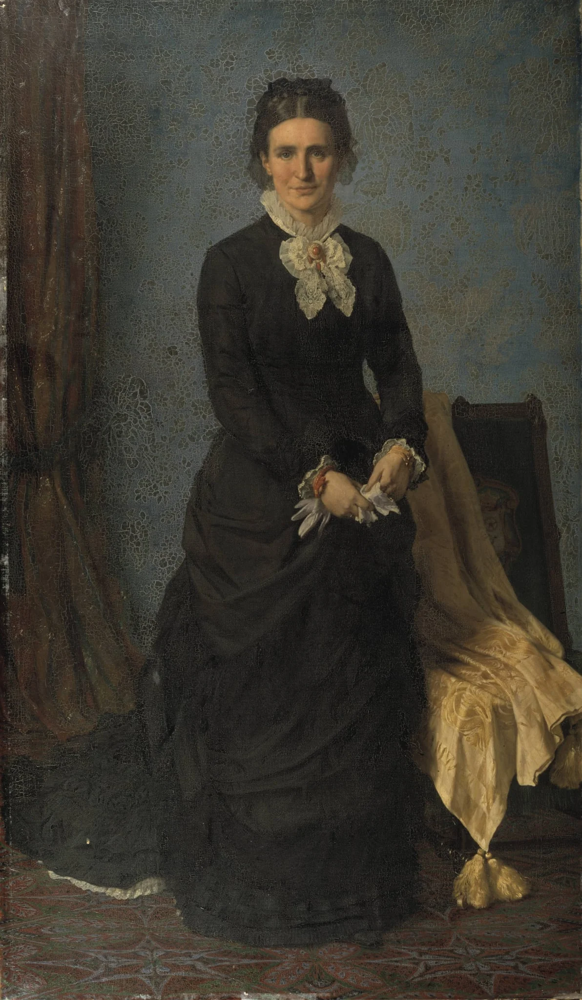 Kammerherreinde Caroline Amalie Meldahl, f. Ræder, by Unknown, 1881