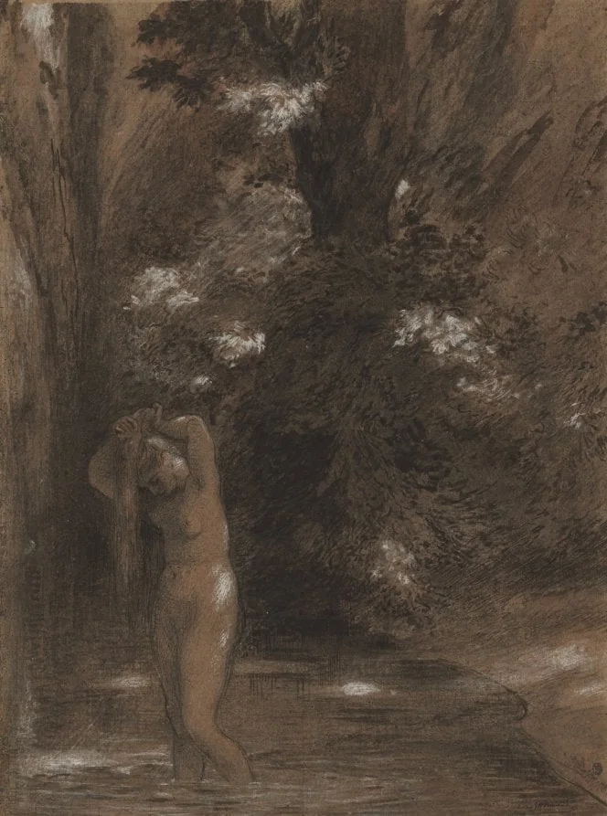 The Bath, by Félix Bracquemond, 1900