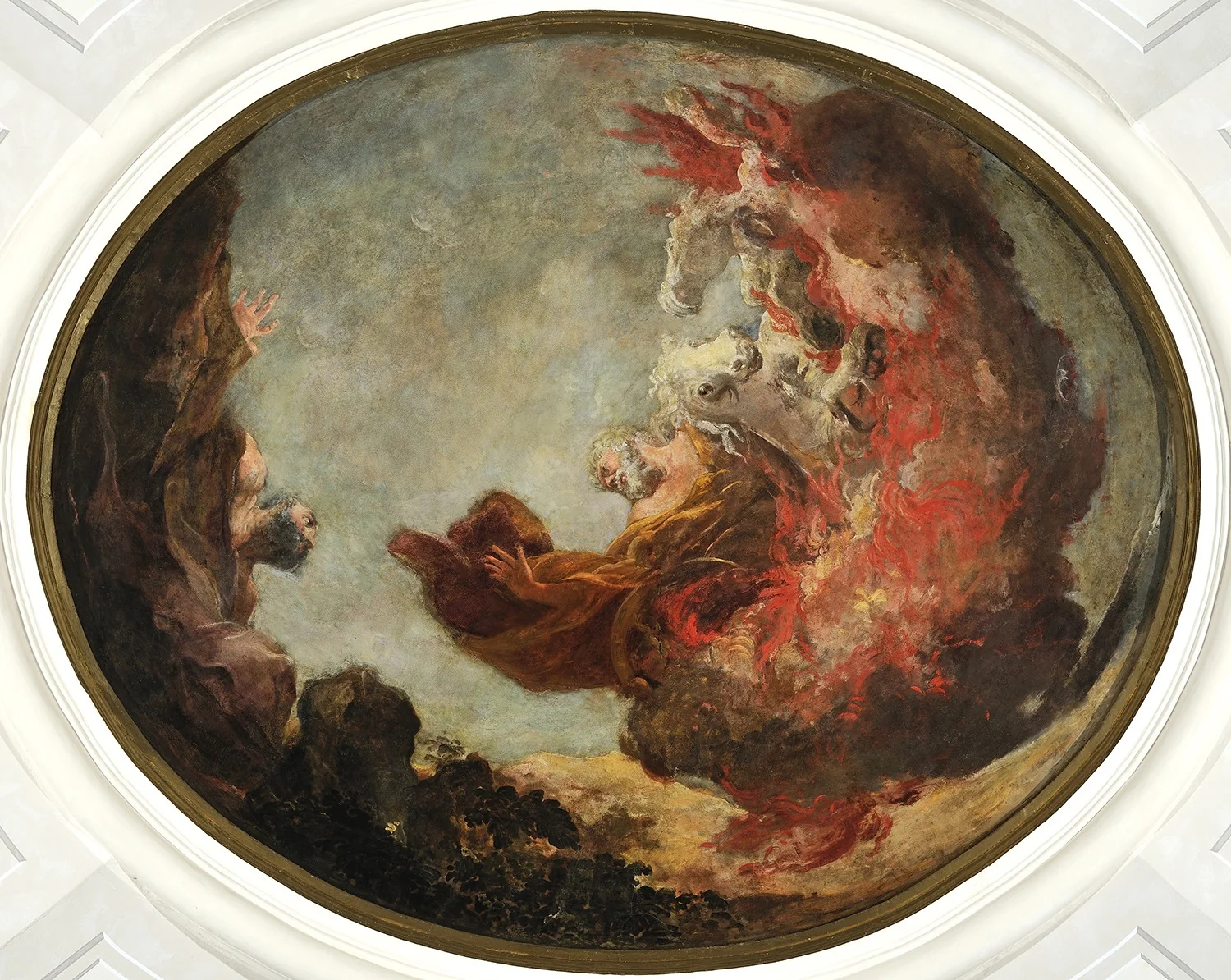Le Prophète Elie, by Louis Cretey, unspecified, 1690