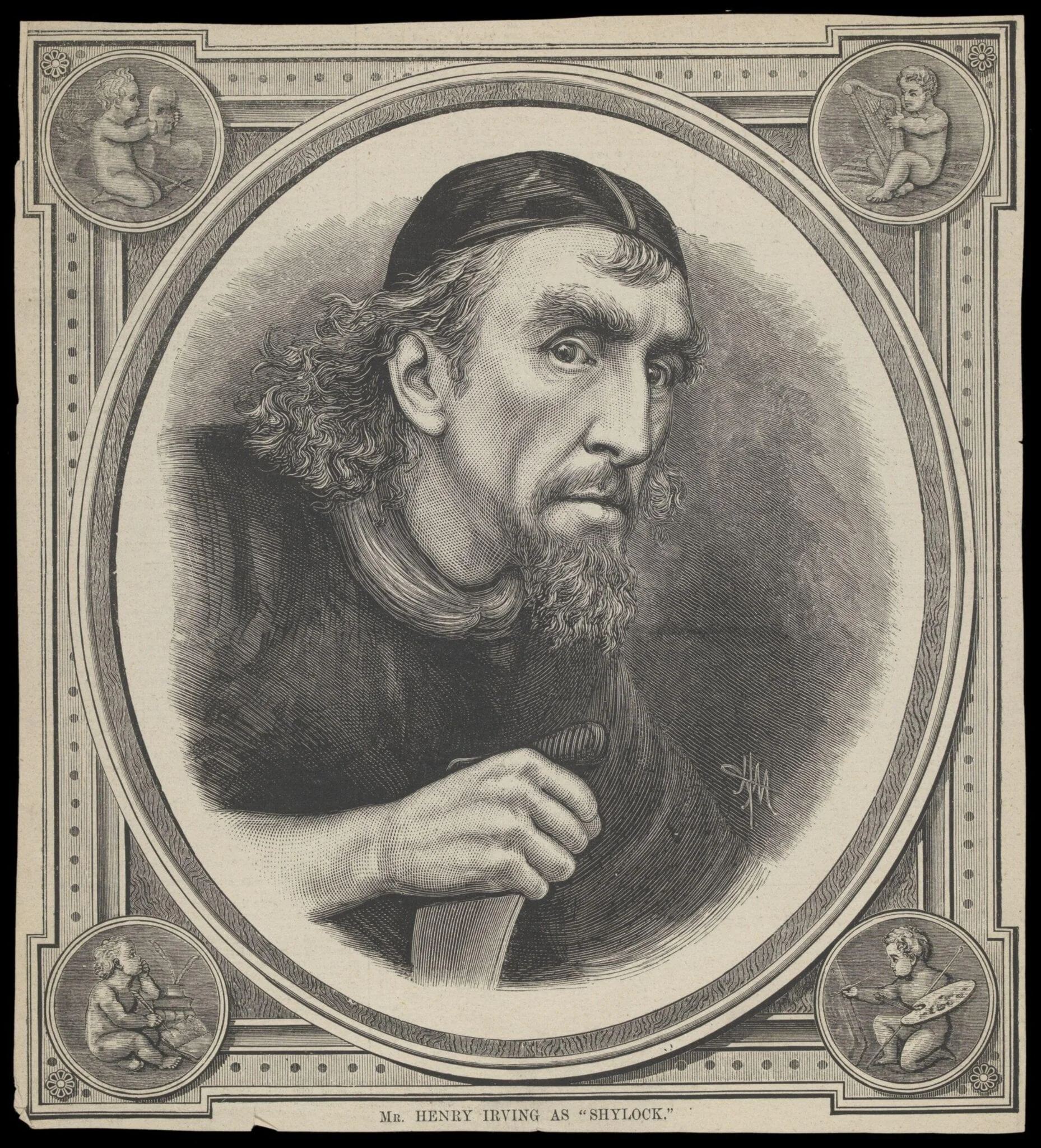 H Beard Print Collection, by The Graphic, 1850