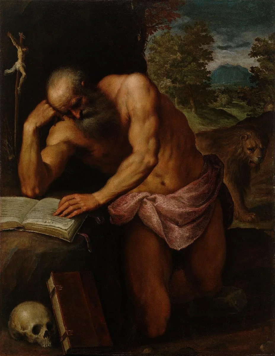Pyhä Hieronymus, by Palma il Giovane, unspecified, 1594