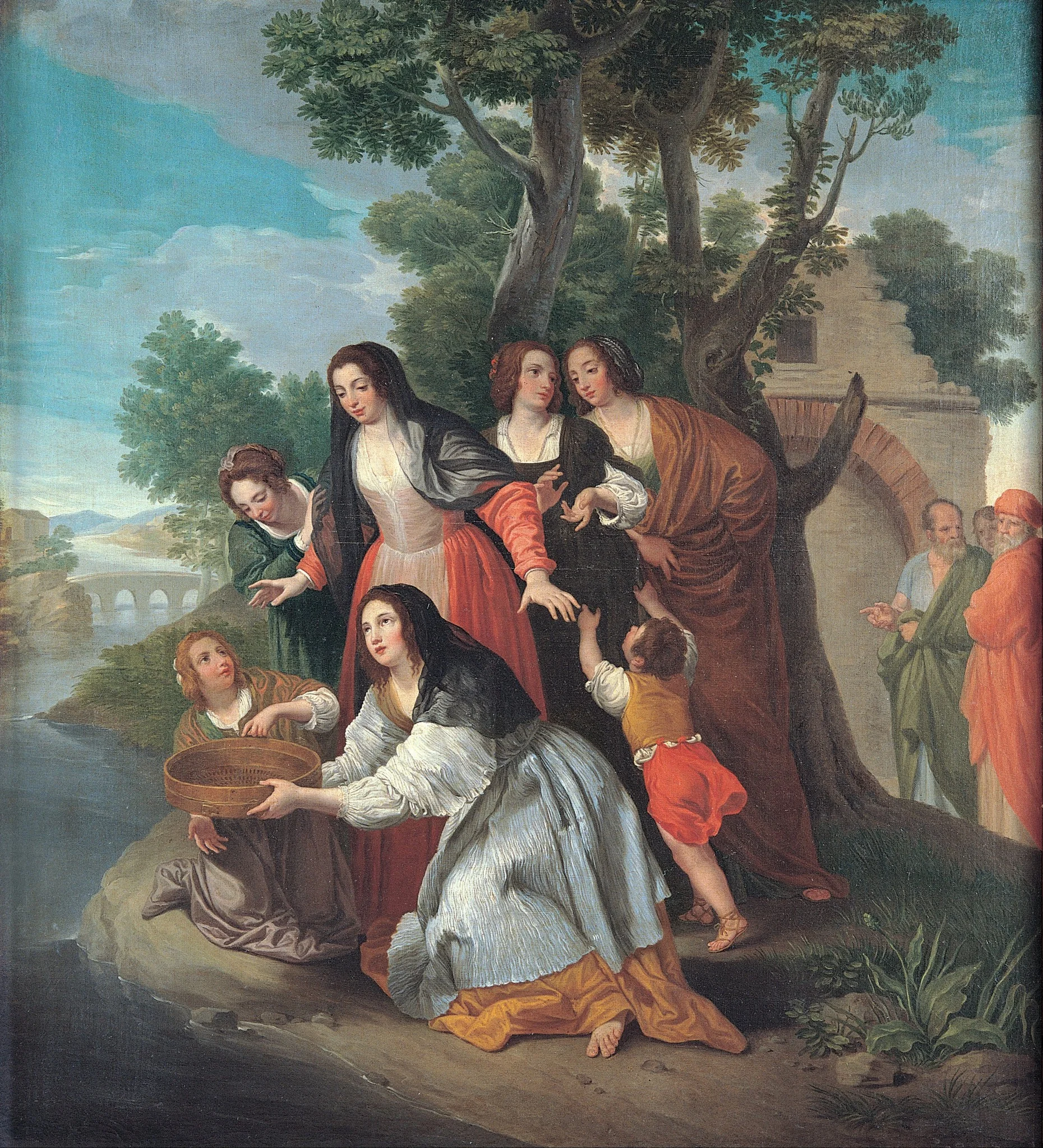 The Vestal Tuccia, by Domenico Corvi, oil, 1771