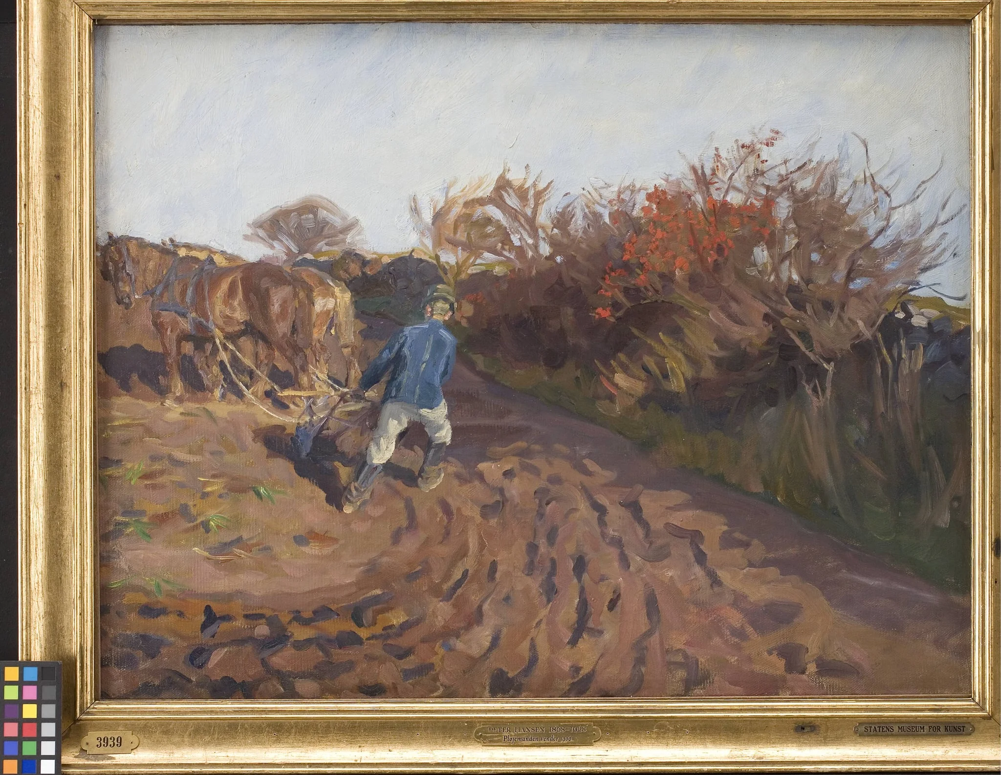 The Ploughman Turns, by Unknown, 1900