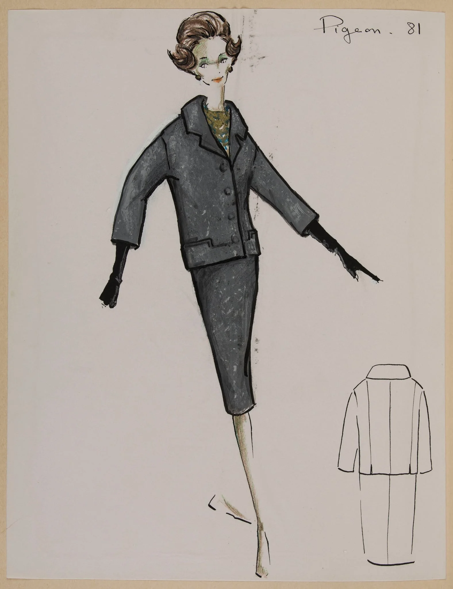 Pigeon, by Marie-Louise Carven, 1960