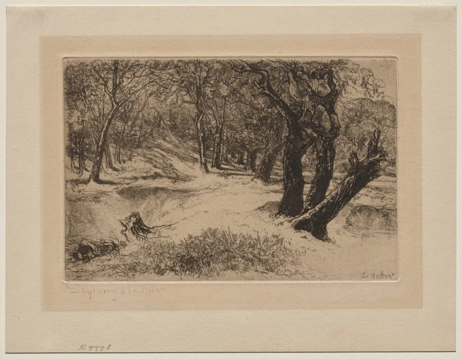 Three Sisters, by Francis Seymour Haden, 1868