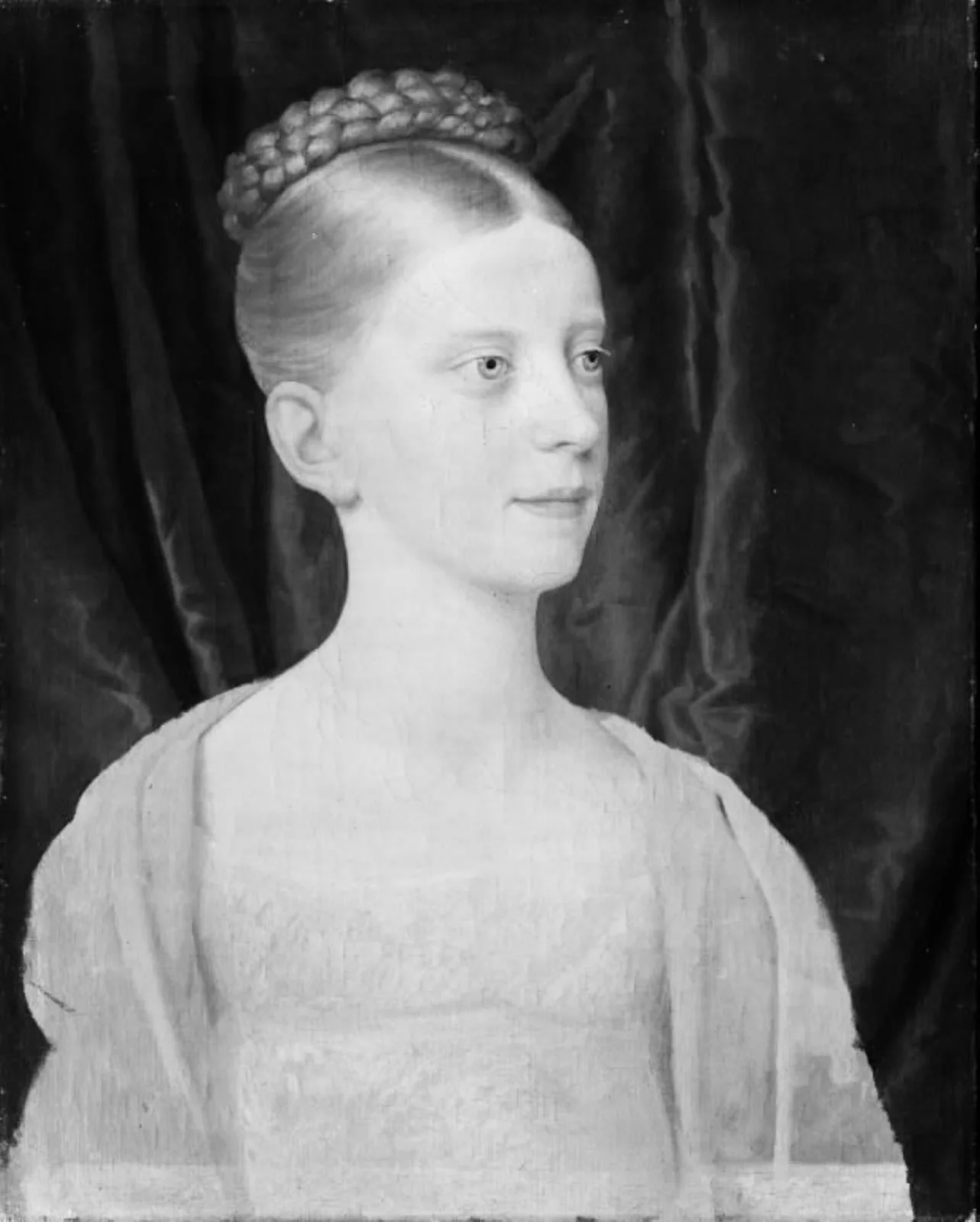 Princess Wilhelmine, Daughter of Frederik VI, by Unknown artist, 1819