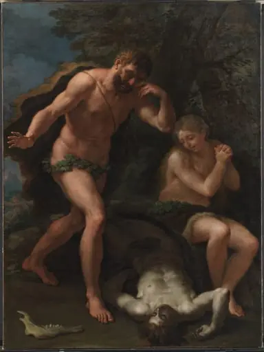 Adam and Eve Lamenting over the Body of Abel
