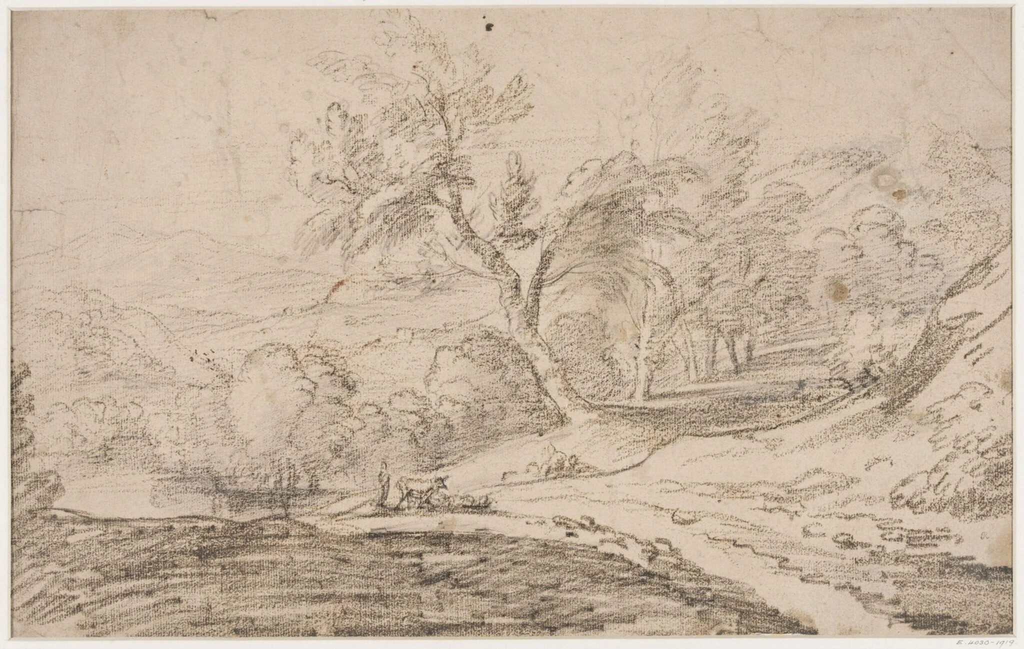 Landscape with lake