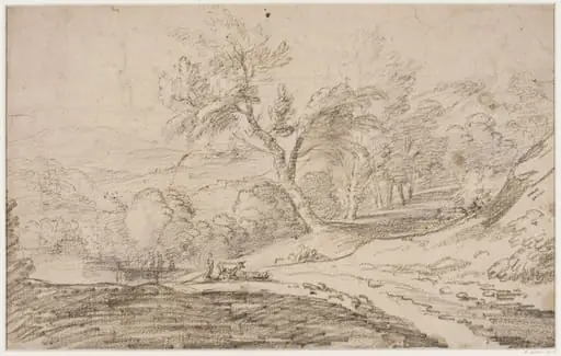 Landscape with lake
