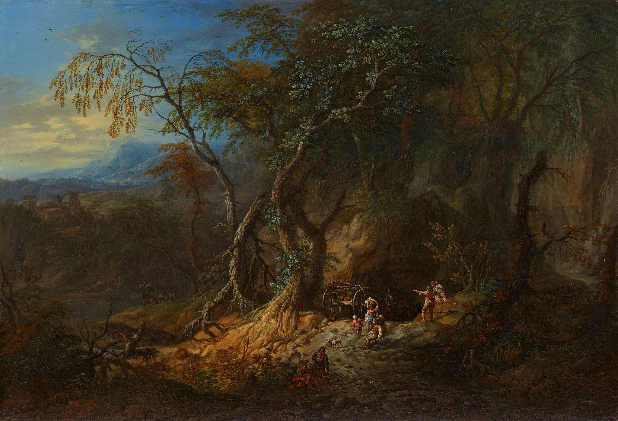 Forest Landscape with Unobstructed View on the Left