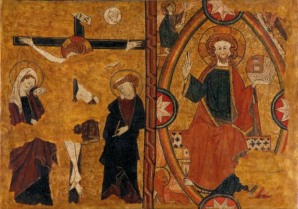 Calvary and Christ in Majesty