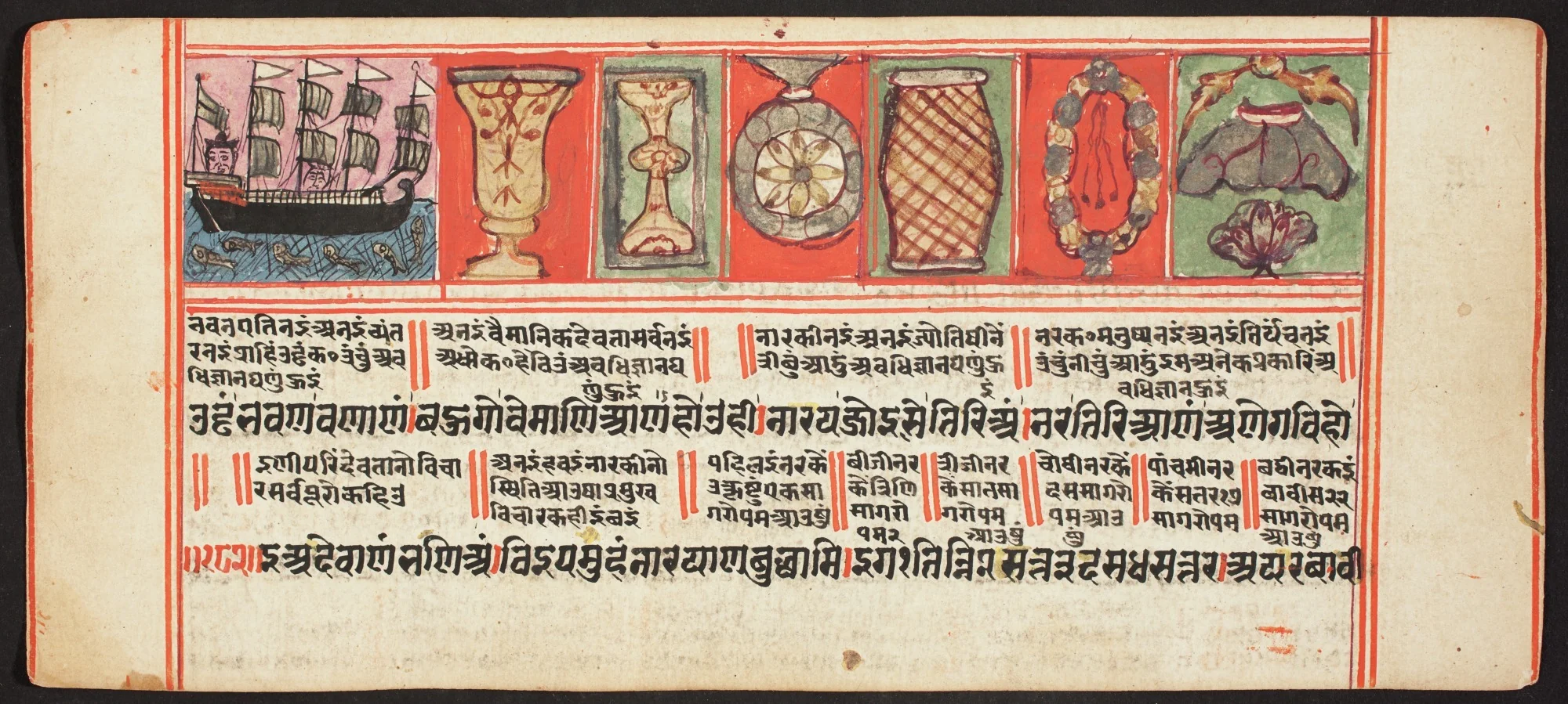 Tantric Manuscript, "Sangrahani Sutra", by Unknown, unspecified