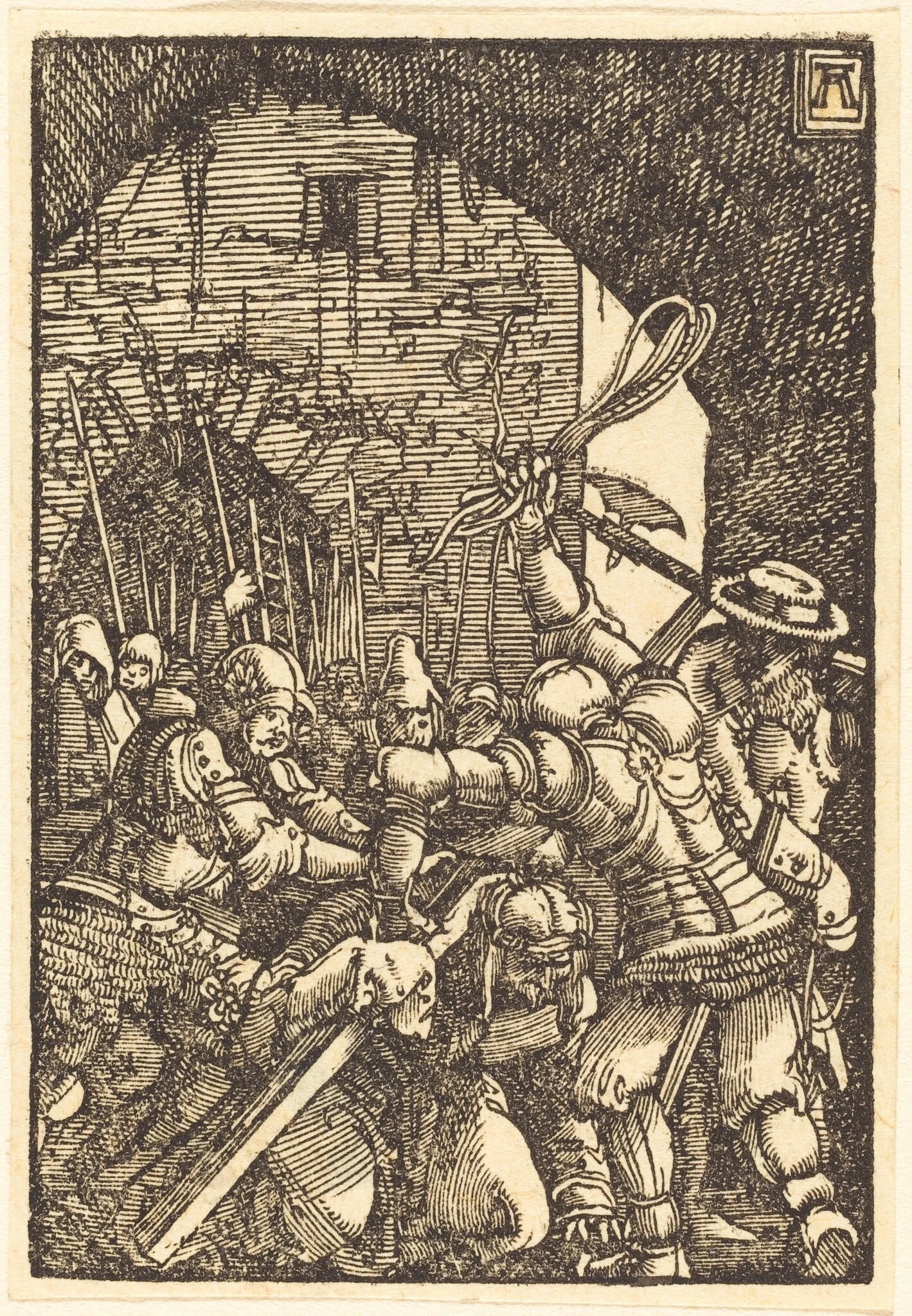 Christ Carrying the Cross, by Albrecht Altdorfer, ink, 1513