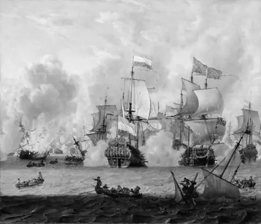 Encounter between the English and the Dutch Fleets at La Hogue 29th May 1692