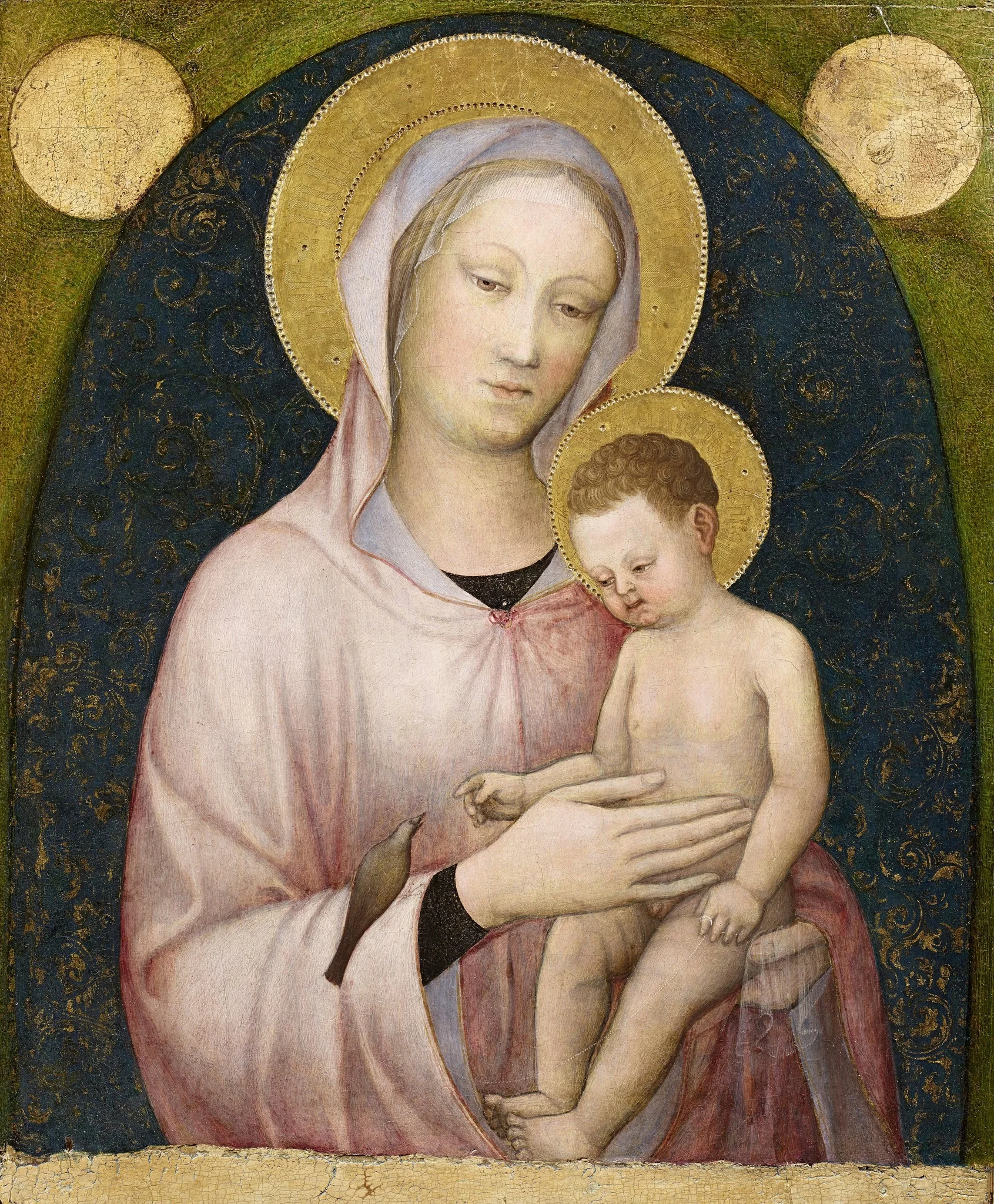 Madonna and Child, by Jacopo Bellini, tempera, 1440