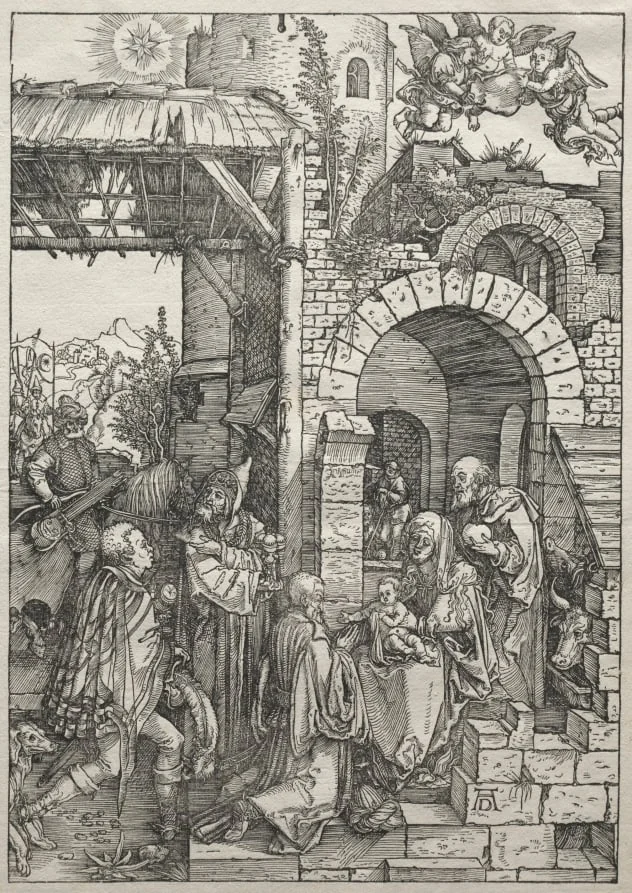 Life of the Virgin:  Adoration of the Magi, by Albrecht Dürer, 1504