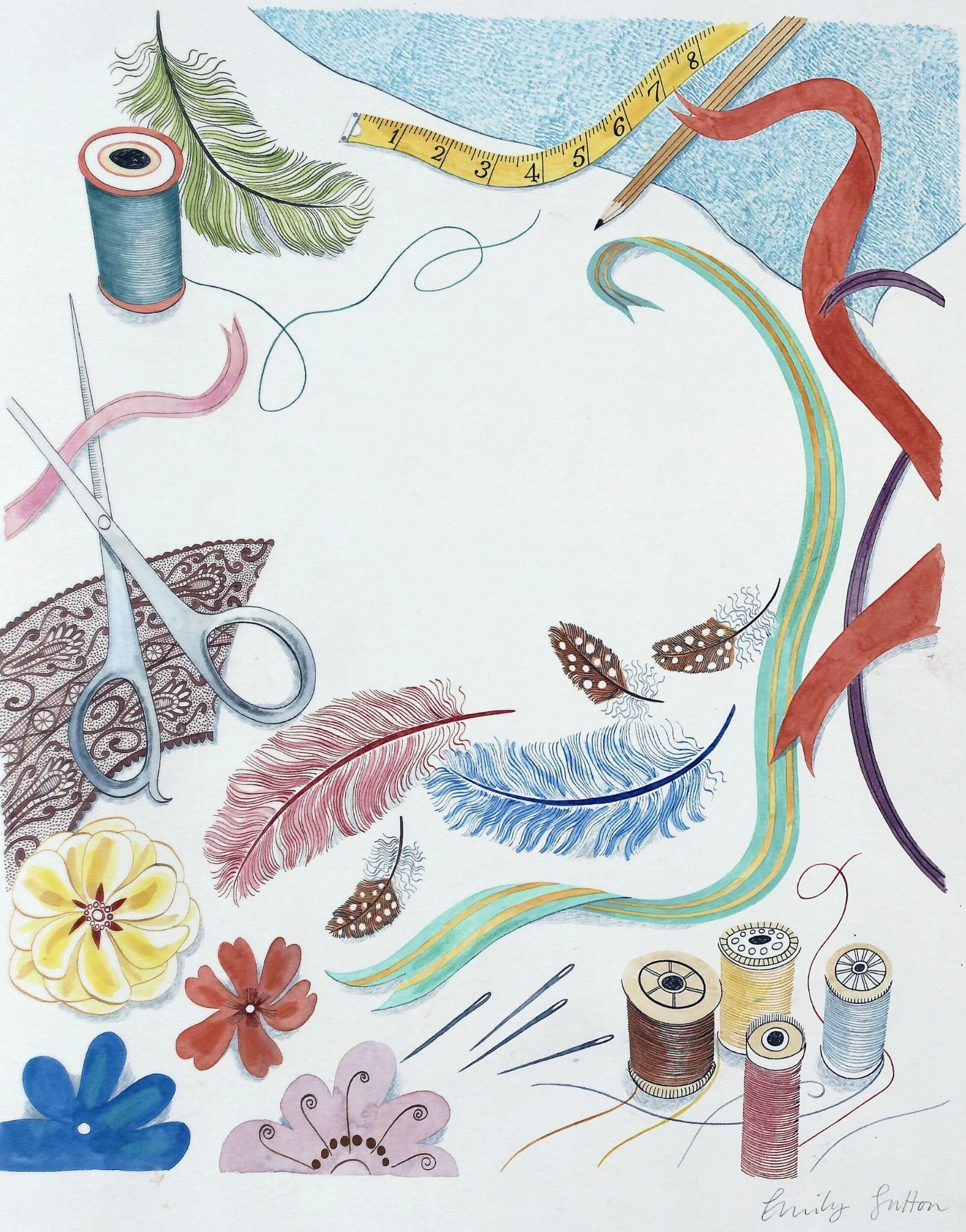 Ribbons and Lace, by Emily Sutton, 2011