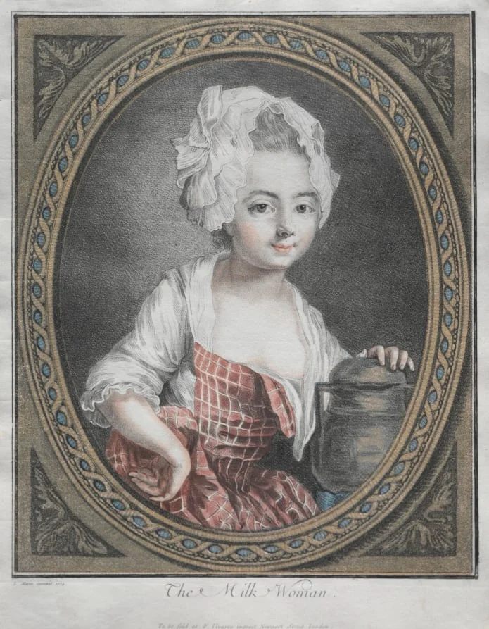 The Milk Woman, by Louis-Marin Bonnet, 1774