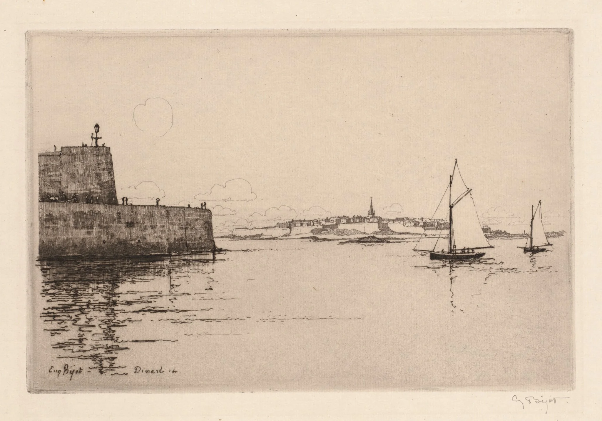 Saint-Malo Viewed from Dinard (Saint-Malo vu de Dinard)