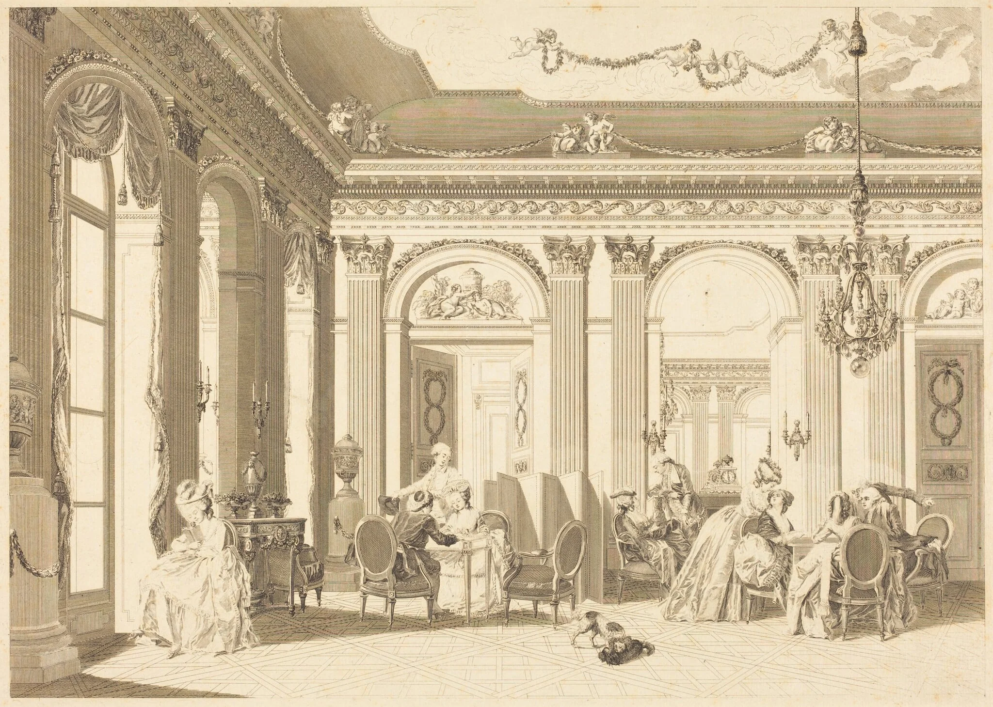 L'assemblee au salon