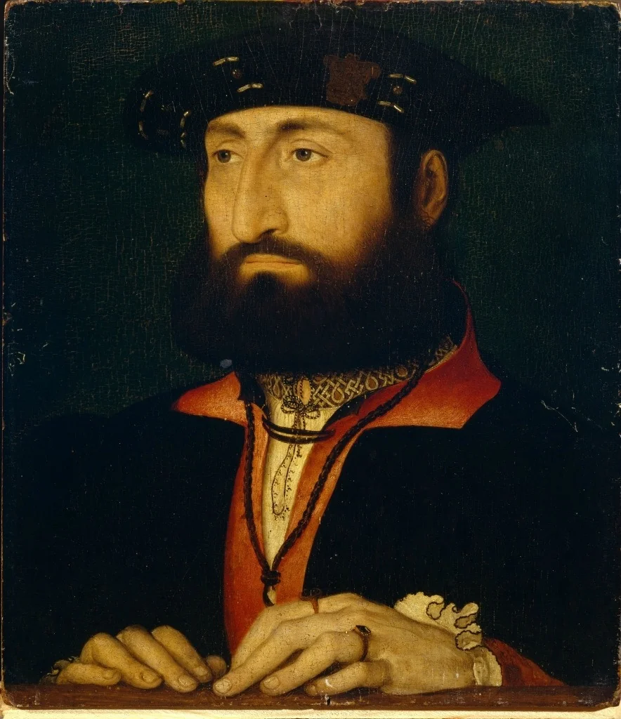 Portrait of Louis de Cleves, by Jean Clouet, oil, 1530