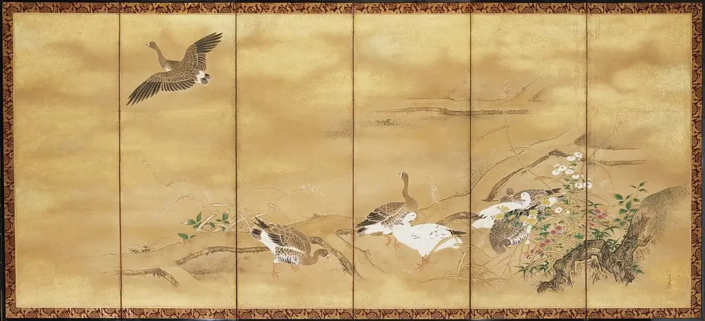 Reeds and Geese