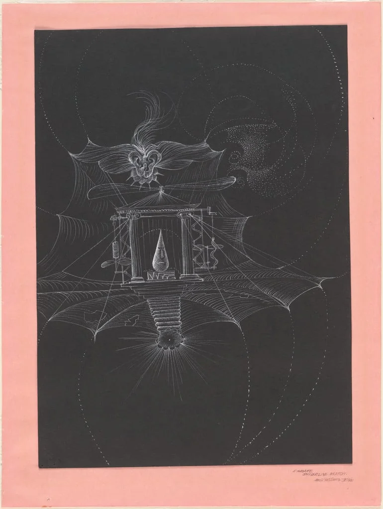 Untitled, by Hans Bellmer, ink, 1936
