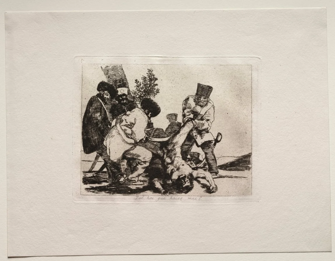 The Horrors of War:  What More Can Be Done?, by Francisco Goya, 1815