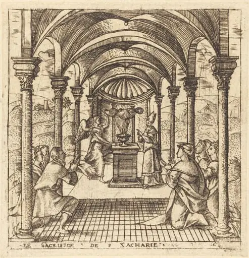 Zacharias and the Angel of the Lord