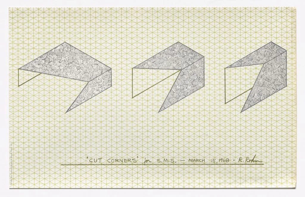 Untitled, by Robert Rohm, ink, 1968