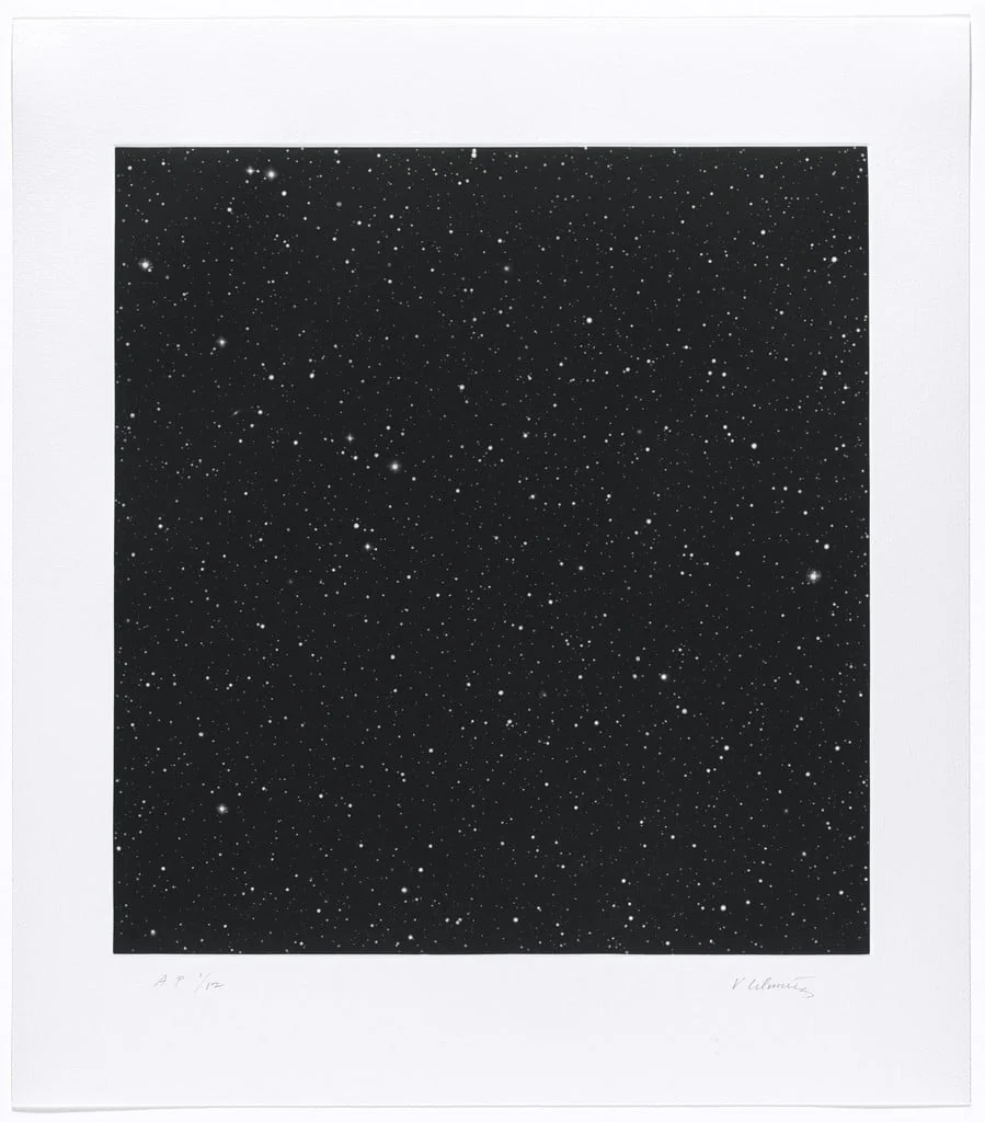 Untitled, by Vija Celmins, ink, 2016