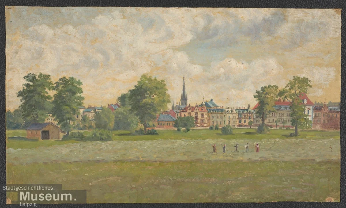 Painting, by Painter: J. J. (?) Schs., paint, 1895