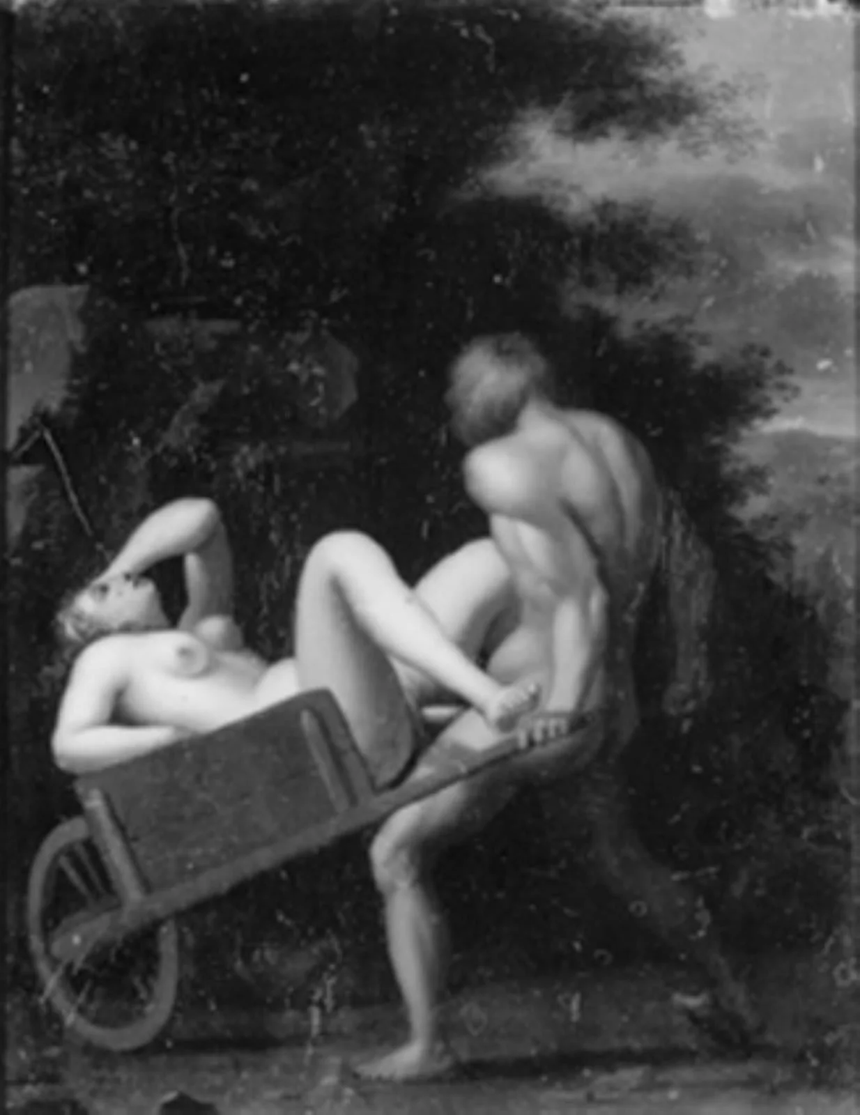Paris Abducting Helena on His Ship by Night, by Unknown, 1662