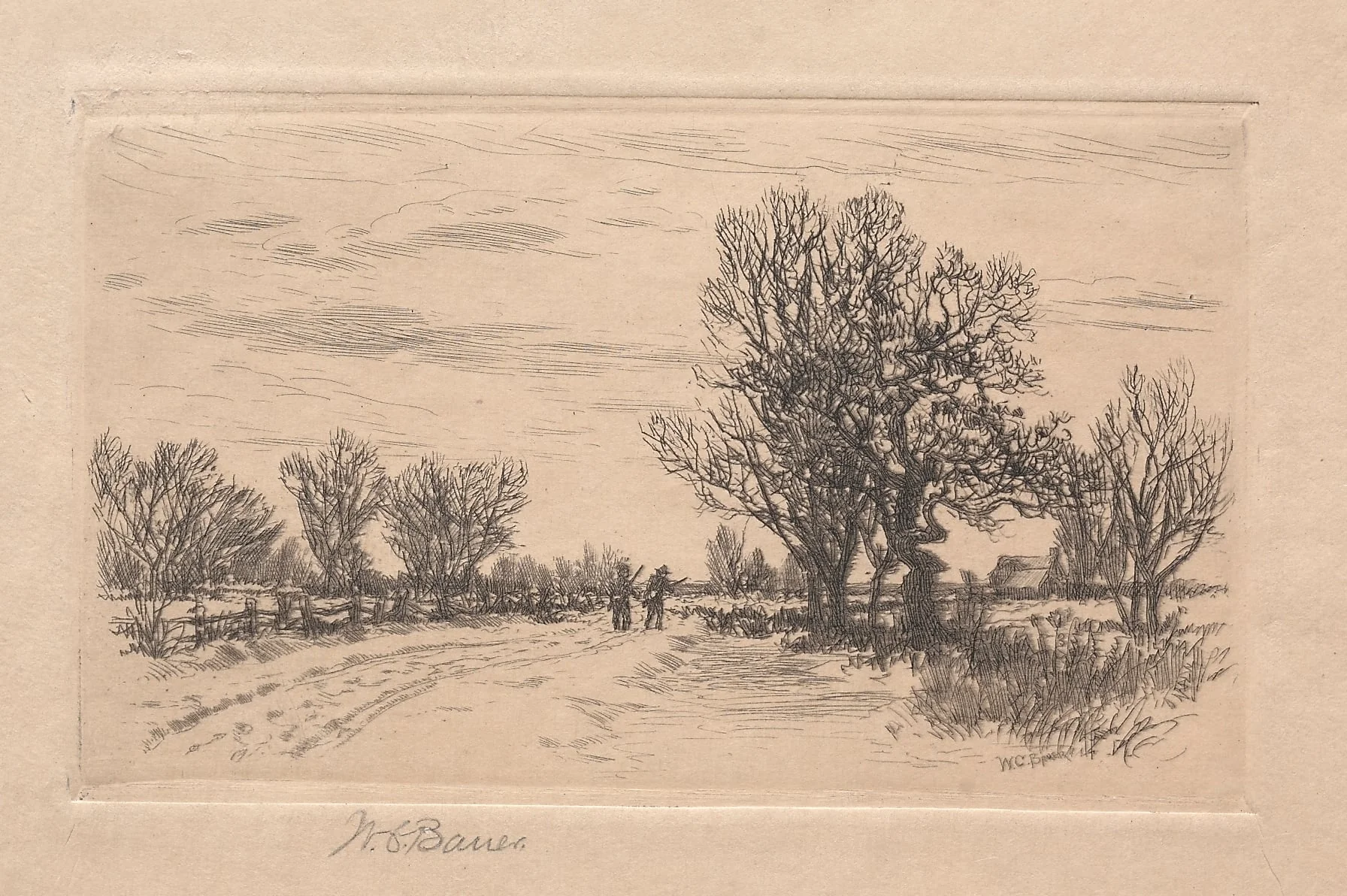 Landscape, by William C. Bauer, 1950
