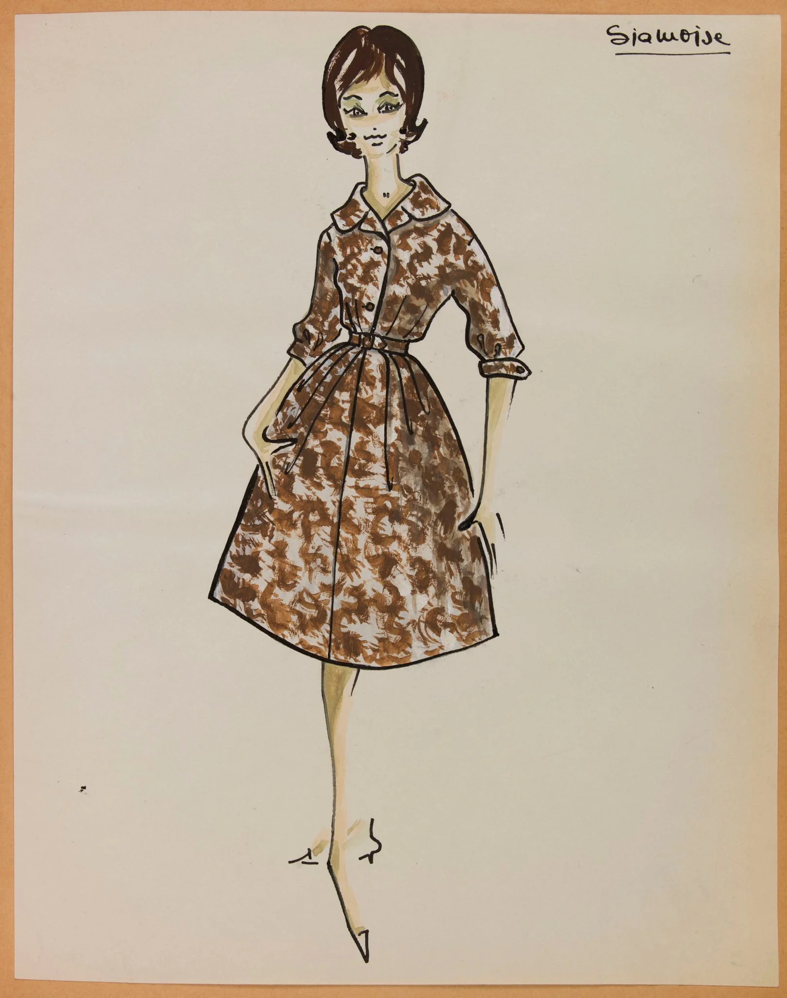Siamoise, by Carven, 1958