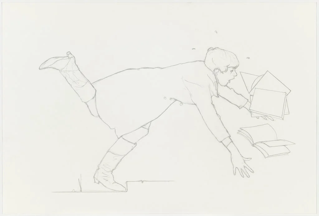 Untitled, by Lucy McKenzie, graphite, 2004