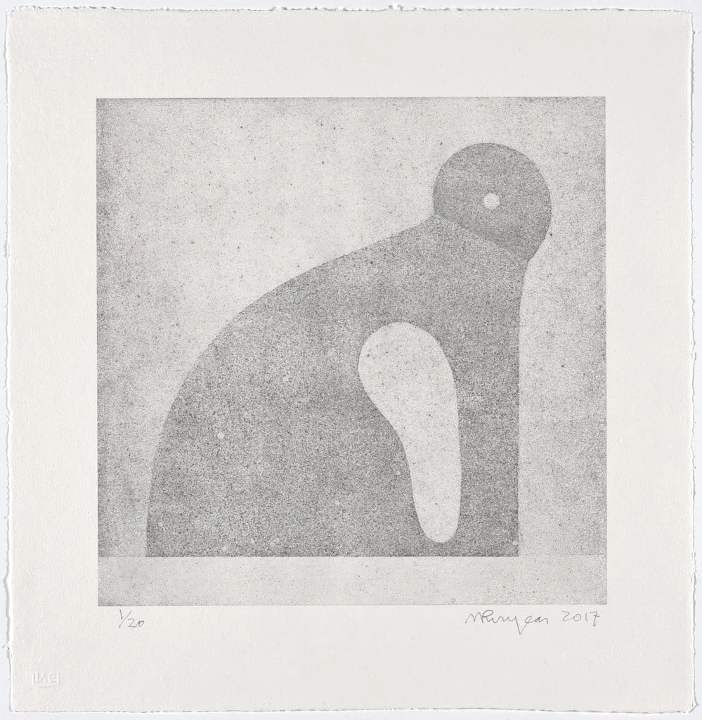 Untitled, by Martin Puryear, ink, 2017