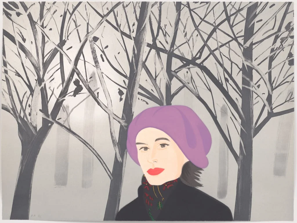 Untitled, by Alex Katz, ink, 1993
