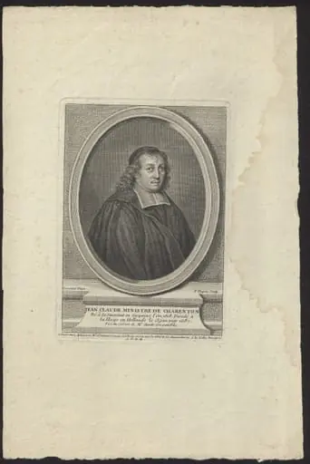 Portrait of Jean Claude, Ministre de Charenton