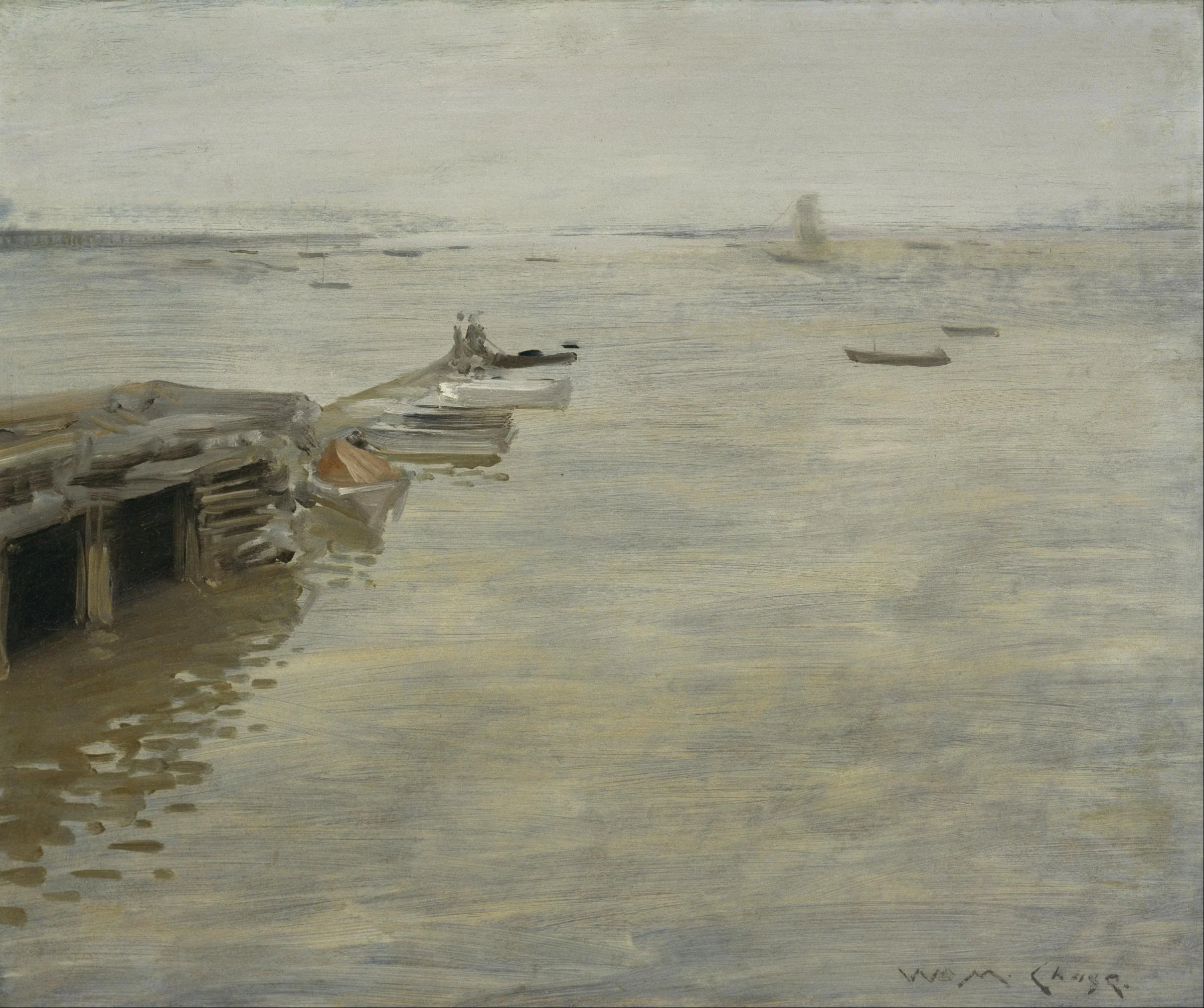 A Gray Day, by William Merritt Chase, unspecified, 1894