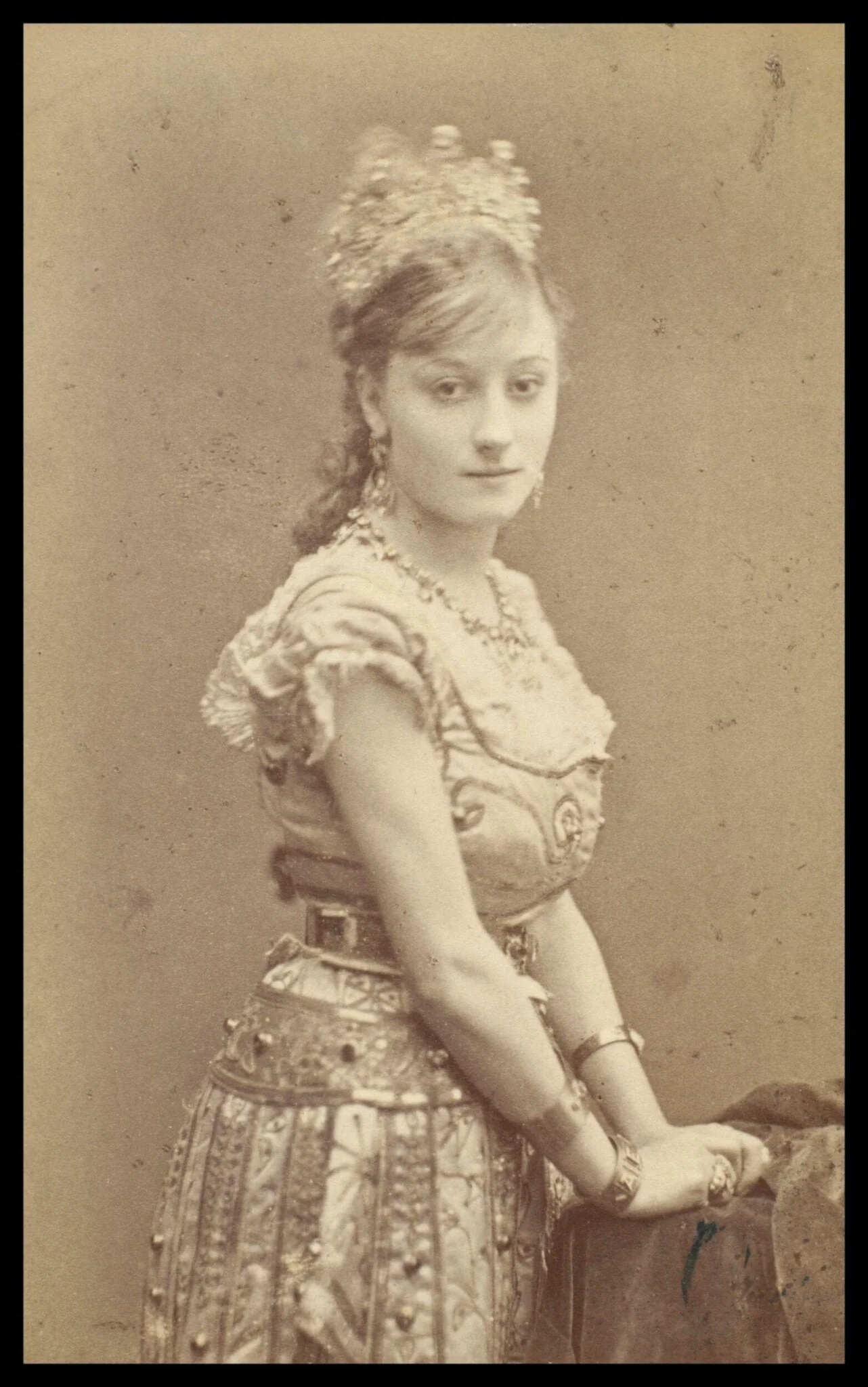 Guy Little Theatrical Photograph, by Wooley & Dow, photographic, 1850