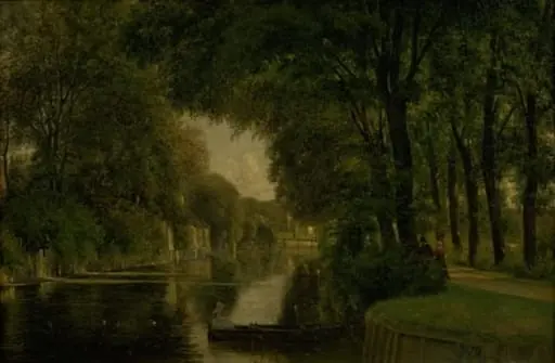 A Canal. Frederiksværk, Zealand
