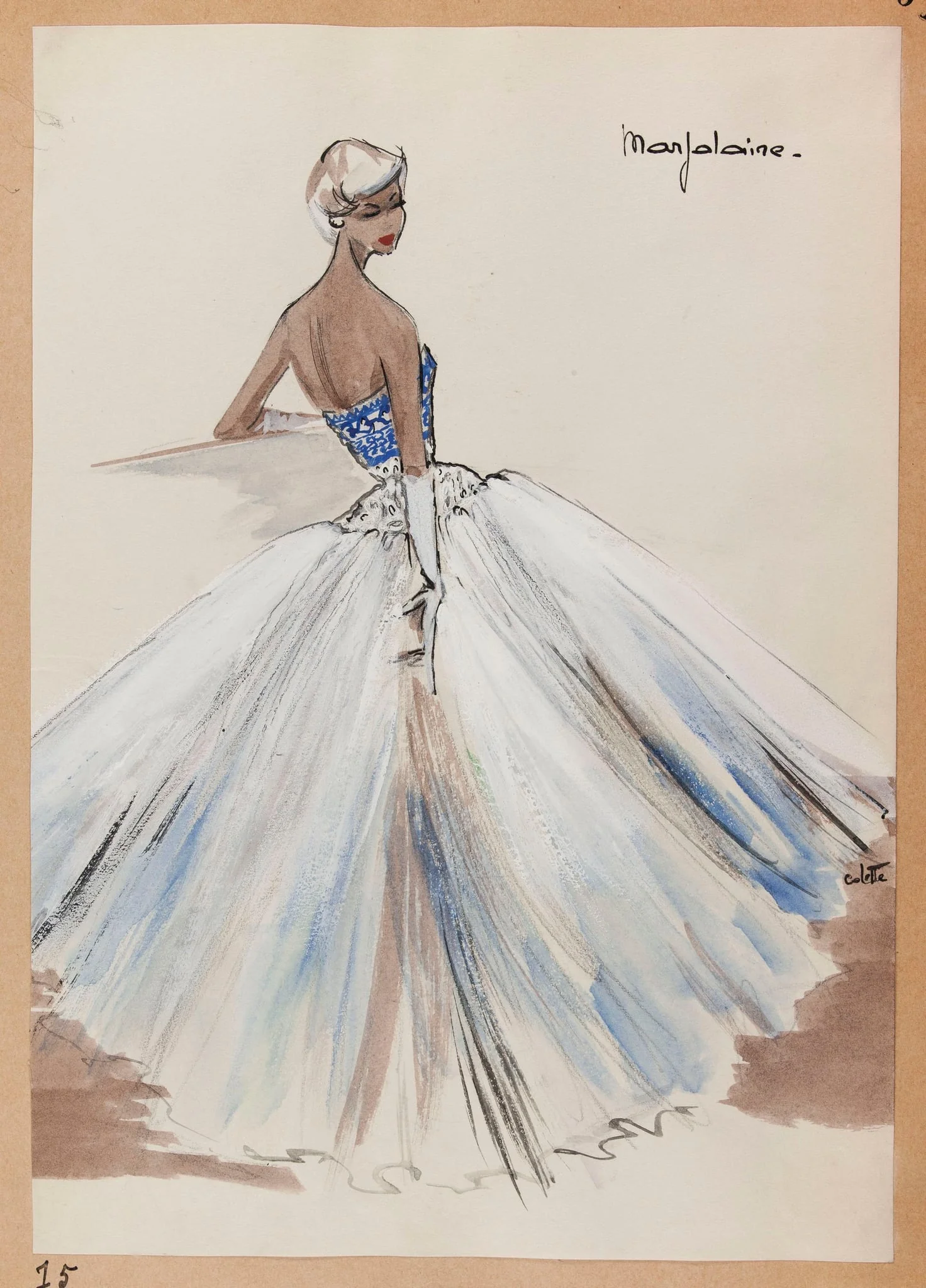 Marjolaine, by Carven, 1951