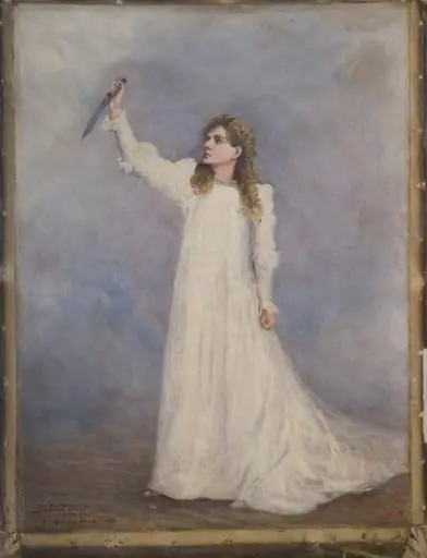 Alma Murray as Beatrice Cenci in 'The Cenci' by Percy Bysshe Shelley
