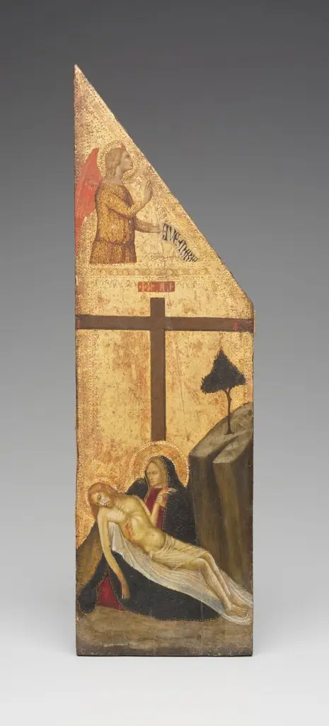 Pieta and Angel of the Annunciation